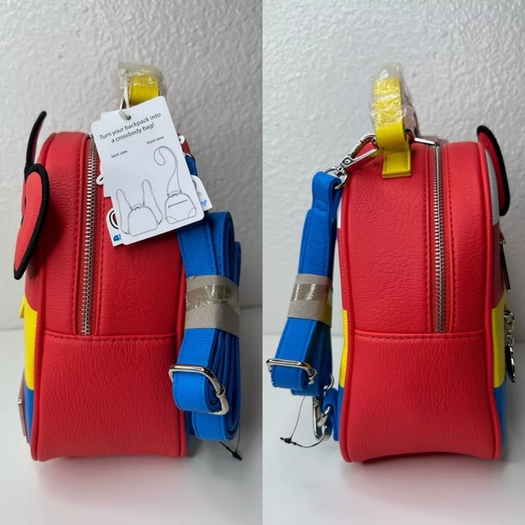 Loungefly x Sanrio Hello Kitty NWT Backpack Bag Crossbody 2 Way - Picture 4 of 6